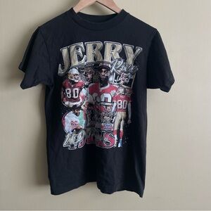 GAME CHANGER vintage style jerry rice 49ers super bowl collage graphic tee